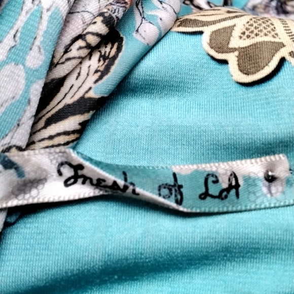 Fresh of LA Women's Floral & Animal Print Halter Maxi Dress  Size M - Picture 6 of 7